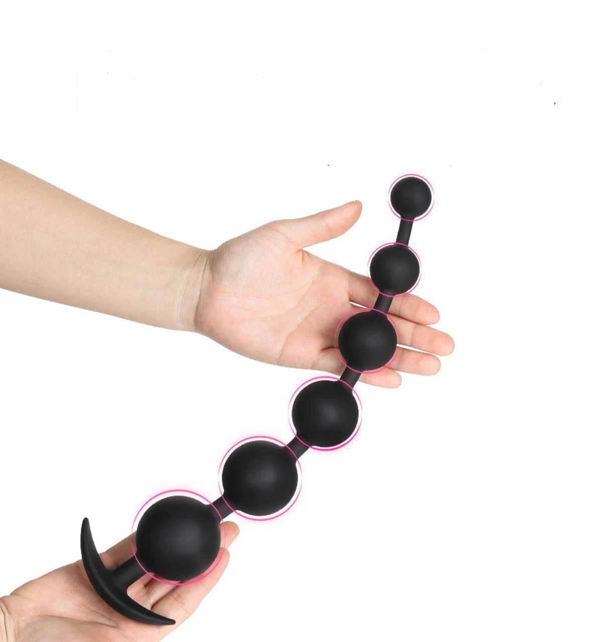 Silicone Total Length:33.5cm Min Diameter:2.4cm Max Diameter:5cm 5