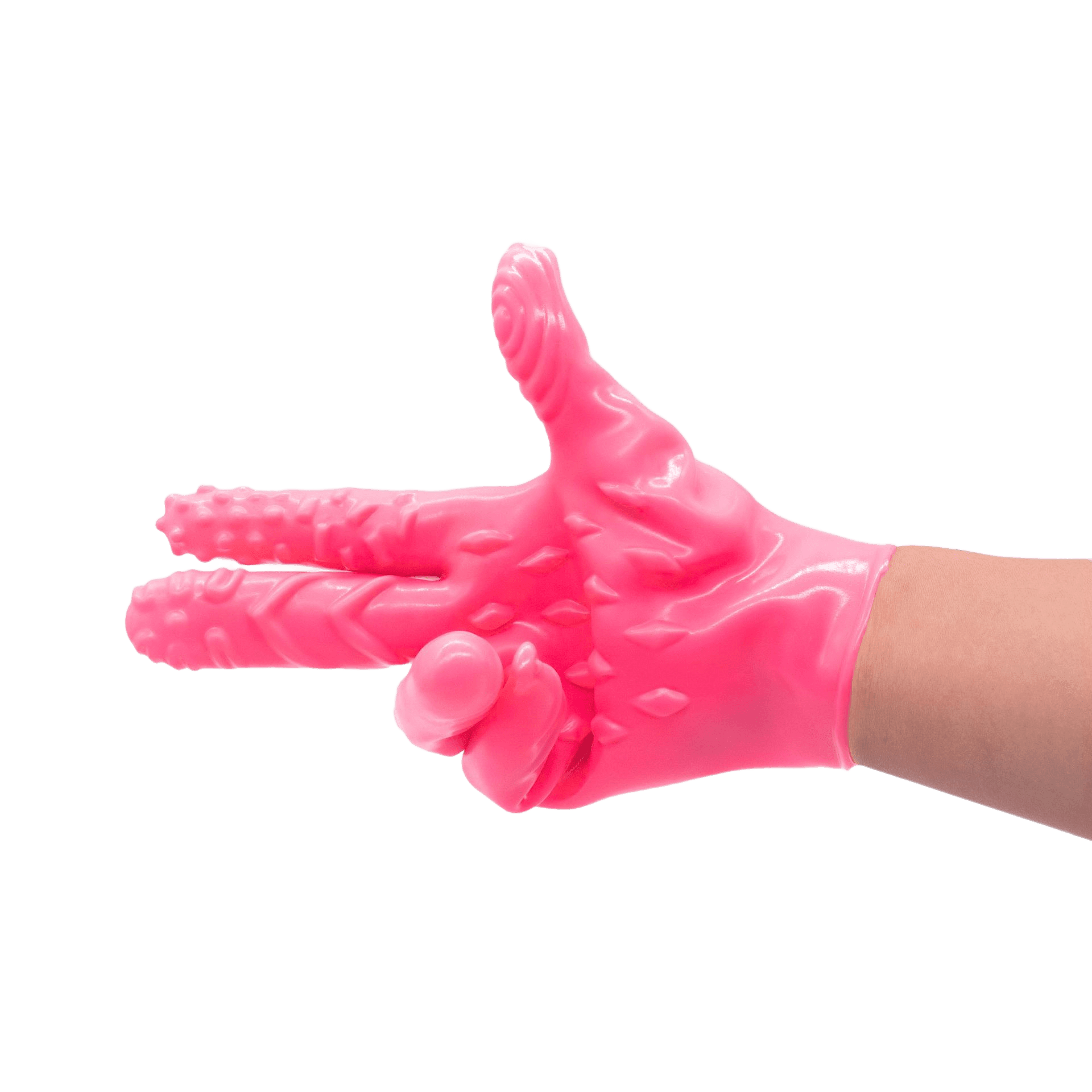 Sexy Gloves with Point Pink 2