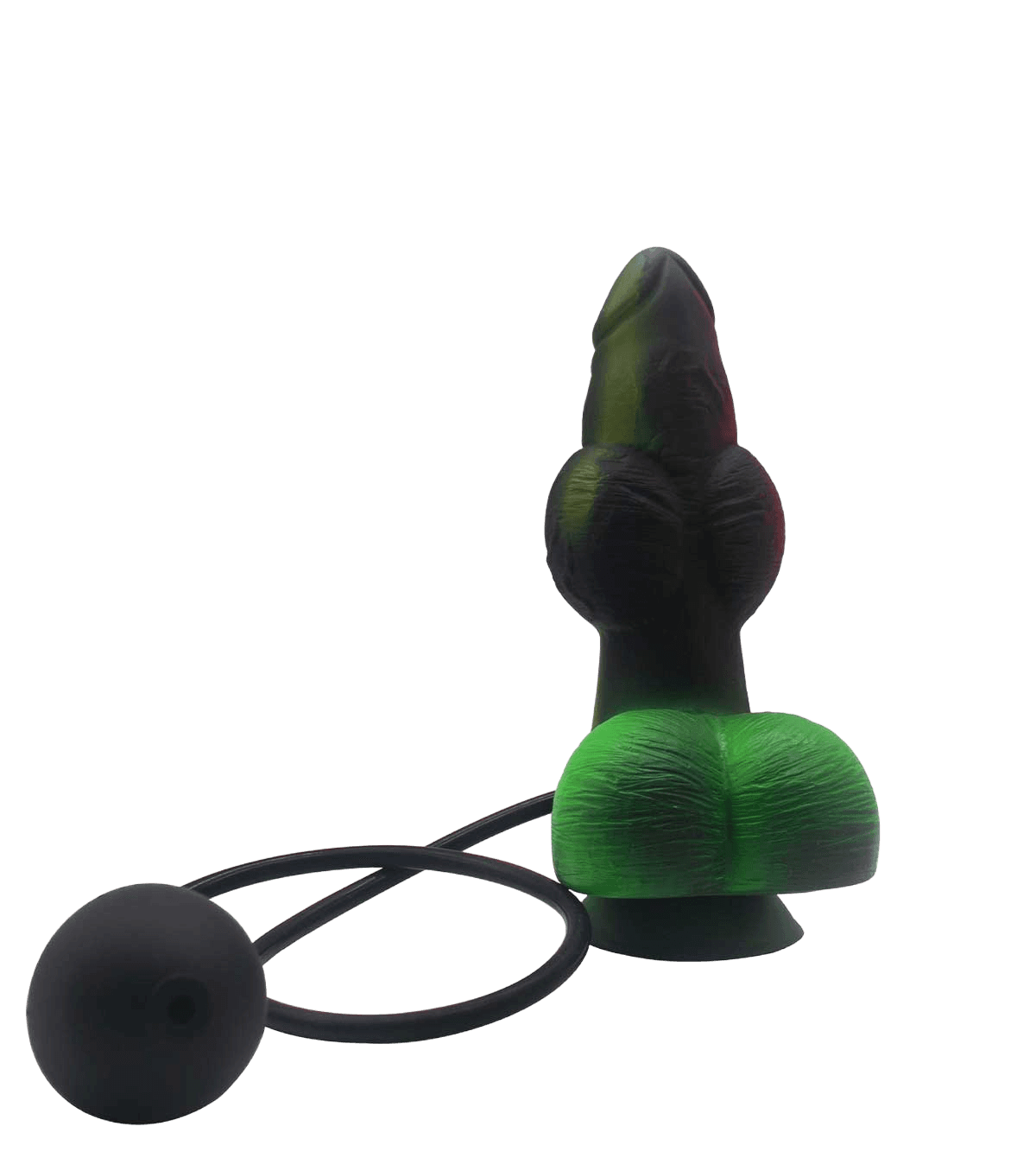 L9 Colorful Four Balls Silicone Alien Dildo Inflatable 5