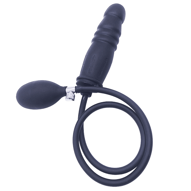 Inflatable Anal Plug Silicone+PVC Initial Height:14.8CM Initial Diameter:4CM Tube Length:50CM 3