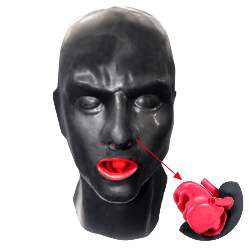 Sexy Mask for Male Latex Size:35*25cm Circle:53-57cm 2