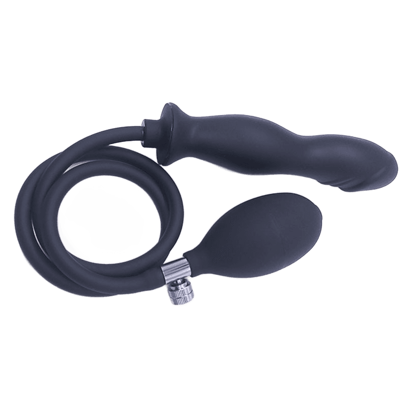 Inflatable Anal Plug Silicone+PVC Initial Height:17CM Initial Diameter:3.8CM Tube Length:50CM 3