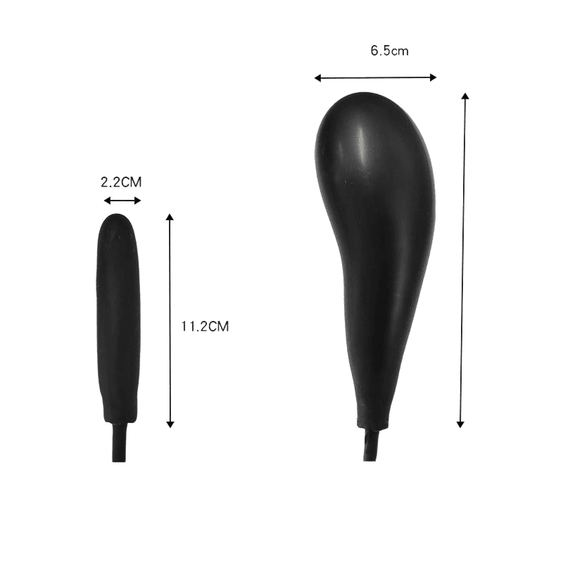 Initial Height:11.2CM Initial Diameter:2.2CM Tube Length:30CM 3
